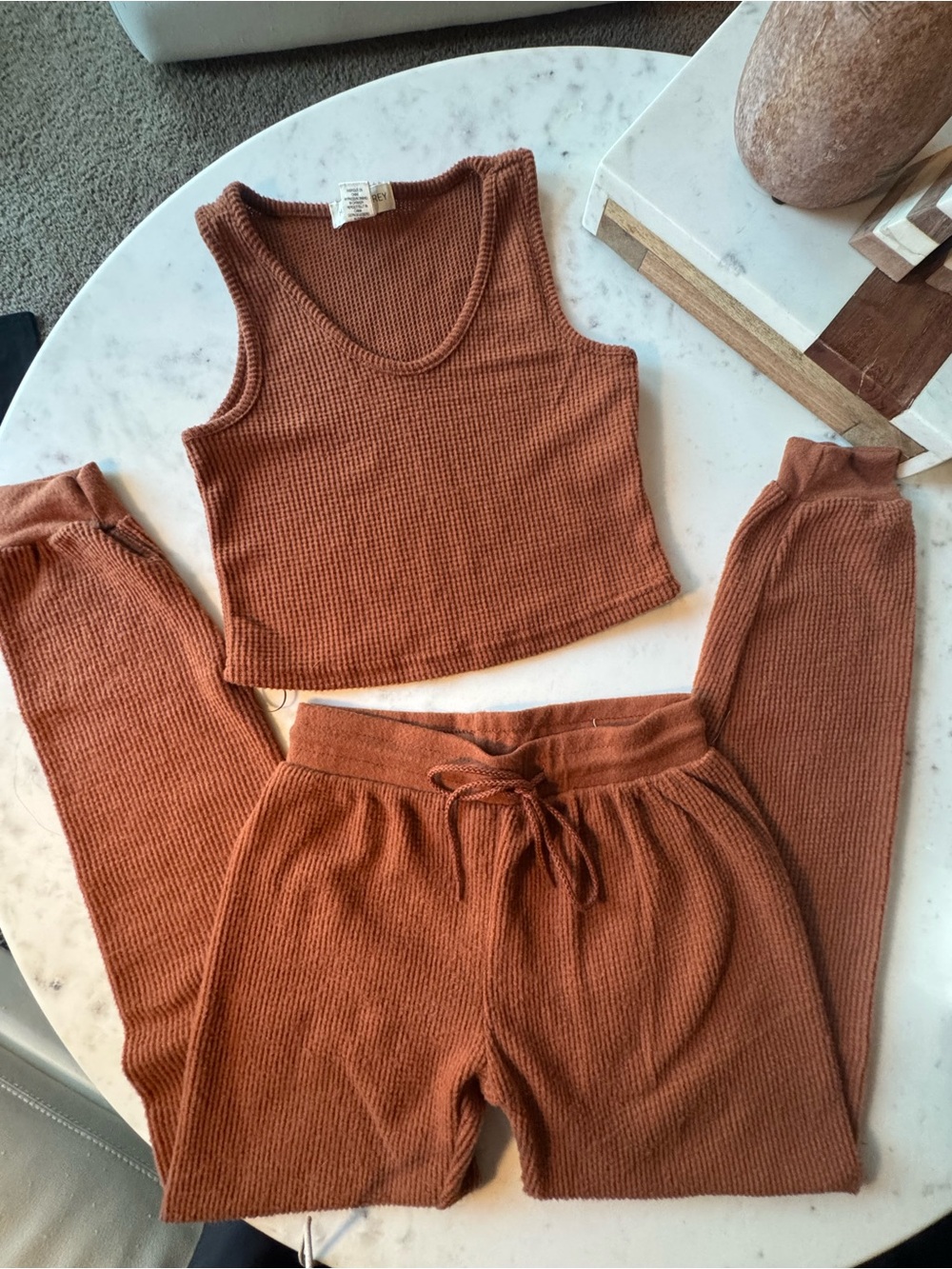 Knit Drawstring Matching Set - Picture 3 of 6